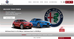 Desktop Screenshot of alfaromeo.co.za