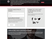 Tablet Screenshot of espaceclient.alfaromeo.fr